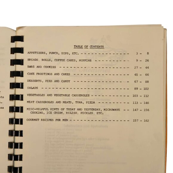 Mulvane KS Cookbook St Michaels Altar Society 1977 Vintage Spiral Bound Kansas - Picture 5 of 16